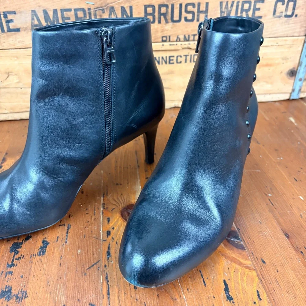 Coach black leather